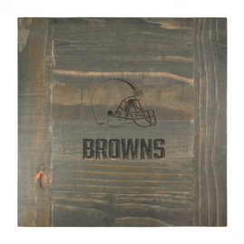 Cleveland Browns Reclaimed Side Table