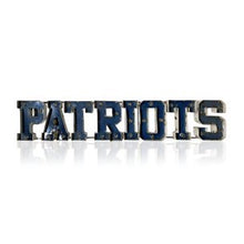 Load image into Gallery viewer, New England Patriots Lighted Recycled Metal Sign