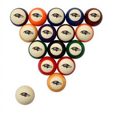 Load image into Gallery viewer, Baltimore Ravens Retro Billiard Ball Sets