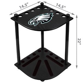 Philadelphia Eagles Corner Cue Rack