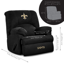 Load image into Gallery viewer, New Orleans Saints GM Recliner