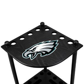 Philadelphia Eagles Corner Cue Rack