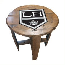 Load image into Gallery viewer, Los Angeles Kings Oak Barrel Table