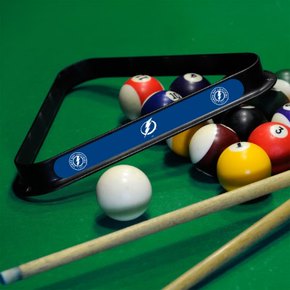 Tampa Bay Lightning Plastic 8-Ball Rack