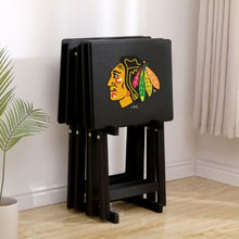 Load image into Gallery viewer, Chicago Blackhawks TV Snack Tray Set
