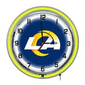 Load image into Gallery viewer, Los Angeles Rams 18&quot; Neon Clock