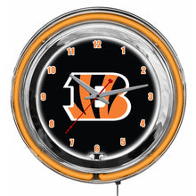 Load image into Gallery viewer, Cincinnati Bengals 14&quot; Neon Clock