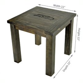 Seattle Seahawks Reclaimed Side Table