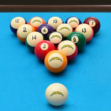 Load image into Gallery viewer, Los Angeles Chargers Retro Billiard Ball Sets