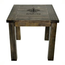 Load image into Gallery viewer, New Orleans Saints Reclaimed Side Table