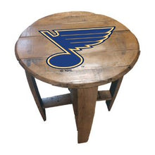 Load image into Gallery viewer, St. Louis Blues Oak Barrel Table