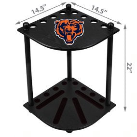 Chicago Bears Corner Cue Rack