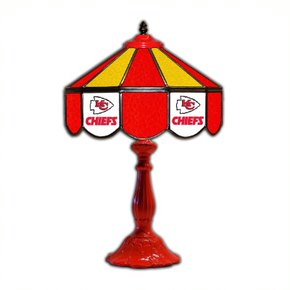 Kansas City Chiefs 21' Stained Glass Table Lamp