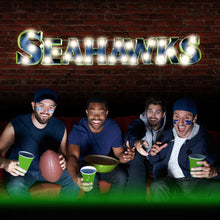 Load image into Gallery viewer, Seattle Seahawks Lighted Recycled Metal Sign