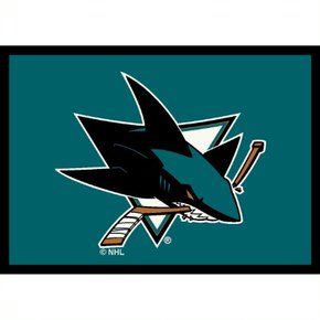 San Jose Sharks Spirit Rug