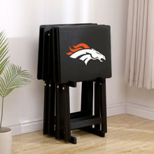 Load image into Gallery viewer, Denver Broncos TV Snack Tray Set