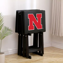 Load image into Gallery viewer, Nebraska Cornhuskers TV Snack Tray Set