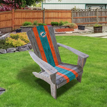 Load image into Gallery viewer, Miami Dolphins Wood Adirondack Chair