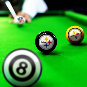 Pittsburgh Steeler Billiard Balls with Numbers