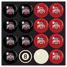 Load image into Gallery viewer, Ohio State Buckeyes Billiard Balls with Numbers