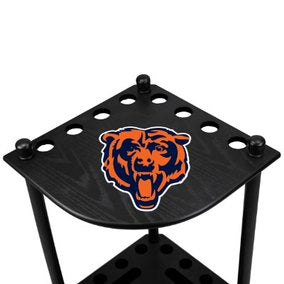 Chicago Bears Corner Cue Rack