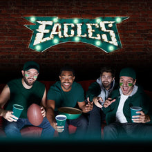 Load image into Gallery viewer, Philadelphia Eagles Lighted Recycled Metal Sign