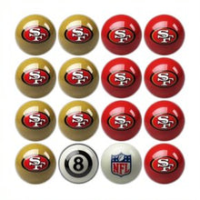Load image into Gallery viewer, San Francisco 49ers Billiard Balls with Numbers