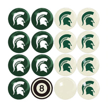 Load image into Gallery viewer, Michigan State Spartans Billiard Balls with Numbers