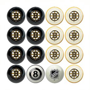 Boston Bruins Billiard Balls with Numbers