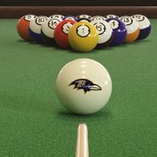 Load image into Gallery viewer, Baltimore Ravens Cue Ball