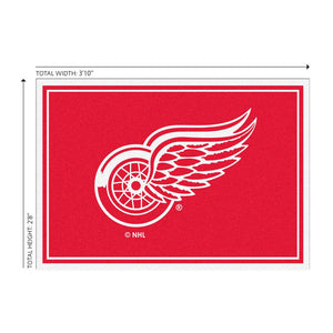Detroit Red Wings 3x4 Area Rug