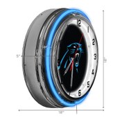 Load image into Gallery viewer, Carolina Panthers 18&quot; Neon Clock