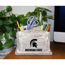 Load image into Gallery viewer, Michigan State Spartans Desk Organizer
