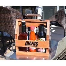 Load image into Gallery viewer, New York Giants Wood BBQ Caddy