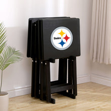 Load image into Gallery viewer, Pittsburgh Steelers TV Snack Tray Set