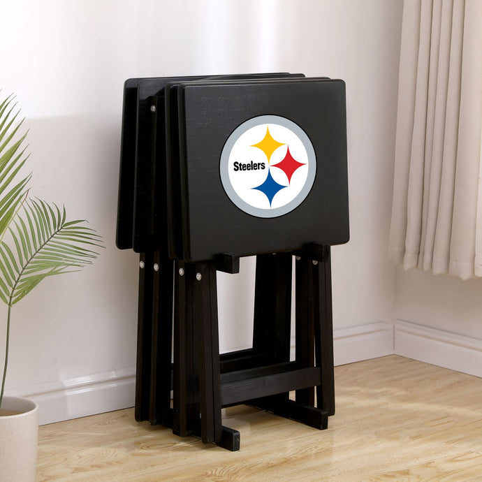 Pittsburgh Steelers TV Snack Tray Set
