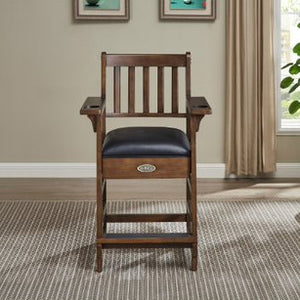 Imperial Premium Spectator Chair with Drawer, Whiskey