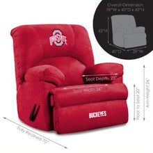 Load image into Gallery viewer, Ohio State Buckeyes GM Recliner