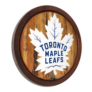 Toronto Maple Leaf: "Faux" Barrel Top Sign - The Fan-Brand