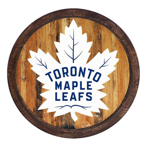 Toronto Maple Leaf: "Faux" Barrel Top Sign - The Fan-Brand