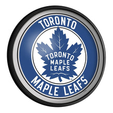 Load image into Gallery viewer, Toronto Maple Leaf: Round Slimline Lighted Wall Sign - The Fan-Brand