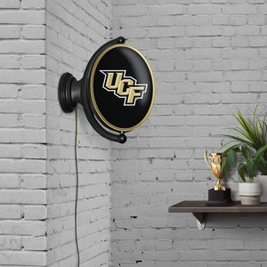 UCF Knights: Original Oval Rotating Lighted Wall Sign - The Fan-Brand