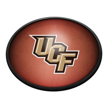 Load image into Gallery viewer, UCF Knights: Pigskin - Oval Slimline Lighted Wall Sign - The Fan-Brand