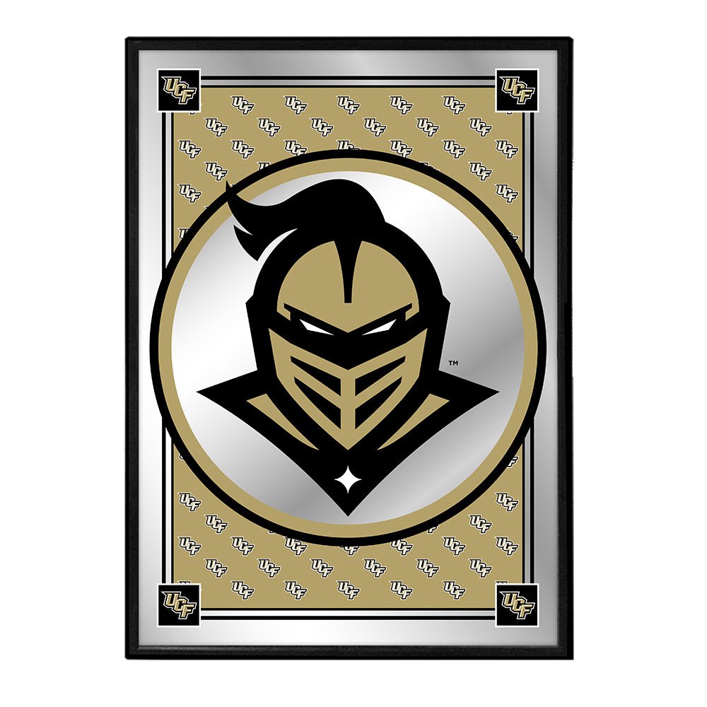 UCF Knights: Team Spirit, Mascot - Framed Mirrored Wall Sign - The Fan-Brand