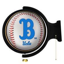 Load image into Gallery viewer, UCLA Bruins: Baseball - Round Rotating Lighted Wall Sign - The Fan-Brand