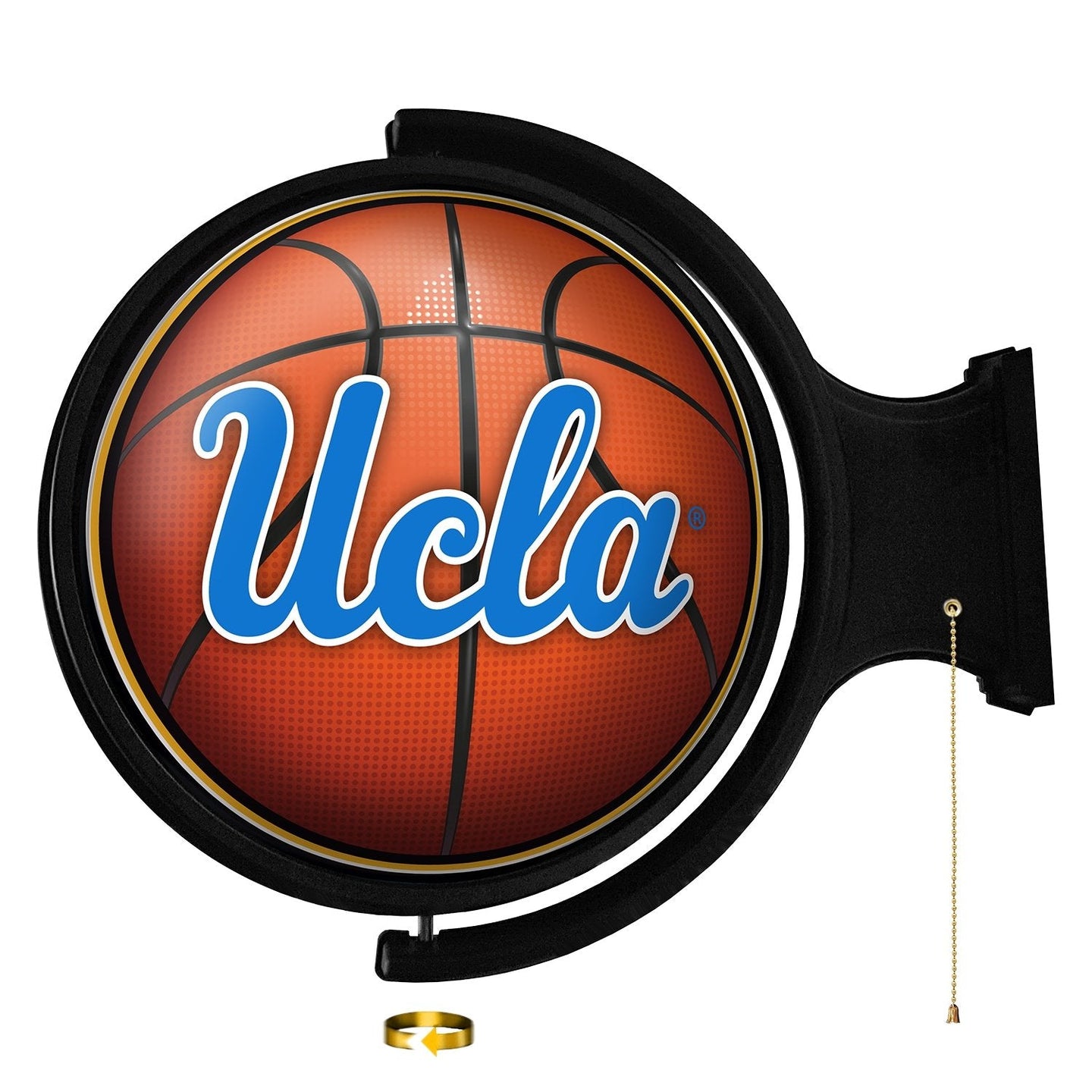 UCLA Bruins: Basketball - Original Round Rotating Lighted Wall Sign - The Fan-Brand