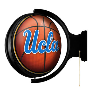 UCLA Bruins: Basketball - Original Round Rotating Lighted Wall Sign - The Fan-Brand