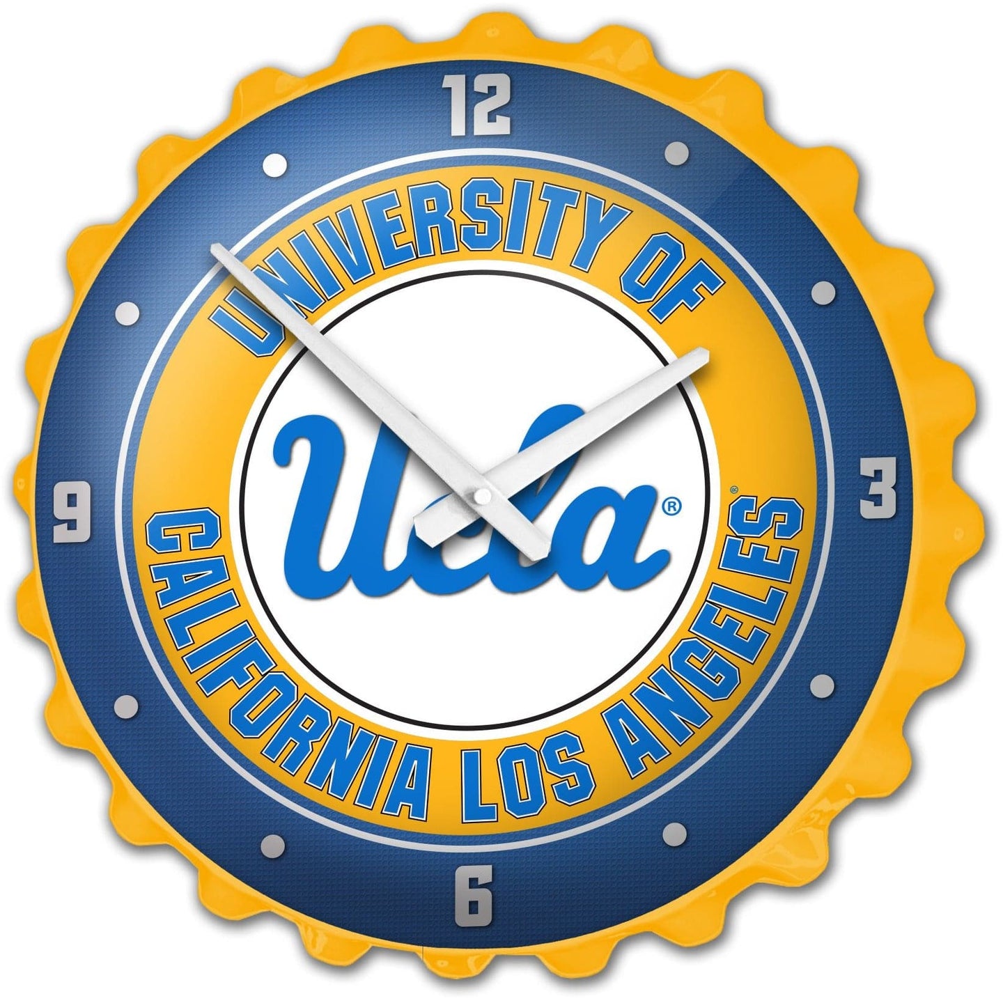 UCLA Bruins: Bottle Cap Wall Clock - The Fan-Brand