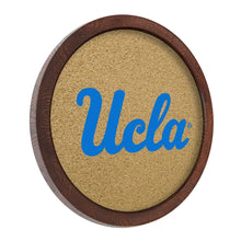Load image into Gallery viewer, UCLA Bruins: &quot;Faux&quot; Barrel Framed Cork Board - The Fan-Brand