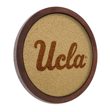Load image into Gallery viewer, UCLA Bruins: &quot;Faux&quot; Barrel Framed Cork Board - The Fan-Brand